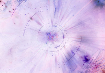 Abstract futuristic background with polygonal digital plexus shapes, lines, dots. Technology, global network, connection, digital data geometric concept. 3D illustration