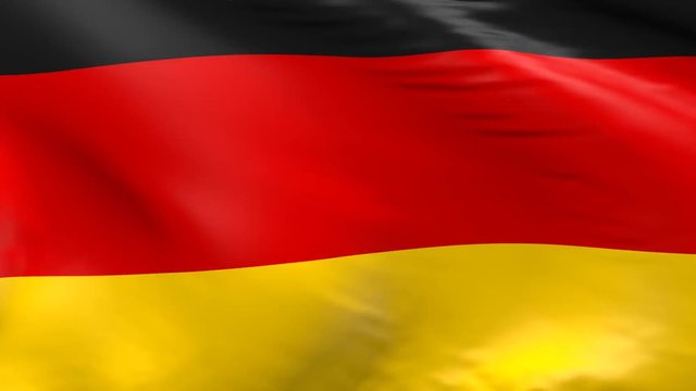 Deutsche Flagge als Hintergrund, 3d Animation