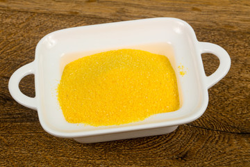 Raw polenta
