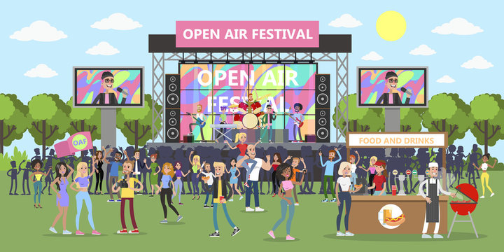 Open air festival.