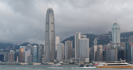 Fototapeta na wymiar Hong Kong urban city