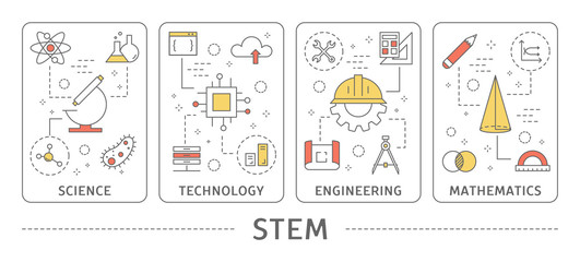 STEM concept illustration.