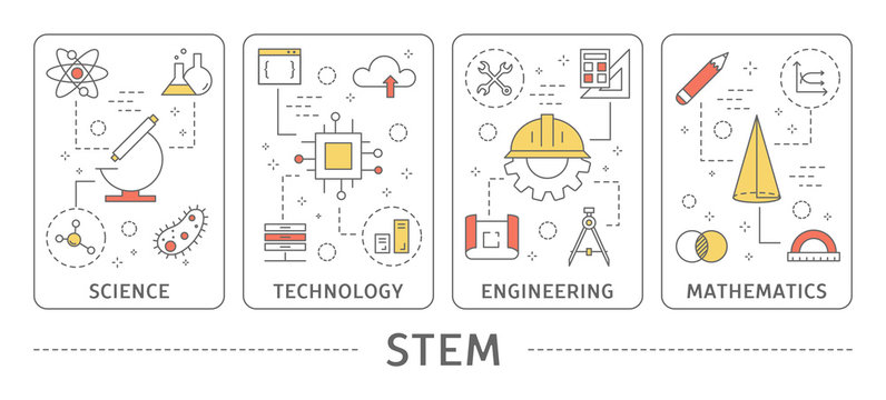 STEM concept illustration.