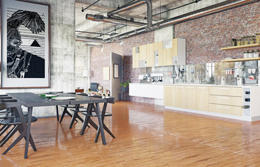 modern loft.