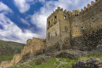 Fototapeta na wymiar Castle on the Silk Way, Georgia, May.2017
