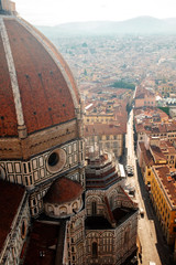 Fototapeta na wymiar Journey to Italy. Architecture and sights of Florence