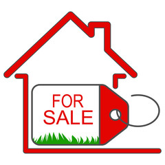 Home for sale Vector icon editable stoke
