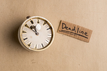 Postponement of the deadline due procrastination - obrazy, fototapety, plakaty