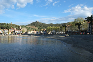 Fototapeta na wymiar Collioure city, Langedoc-Roussillon, France