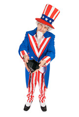 USA: Uncle Sam Unhappy With Empty Wallet