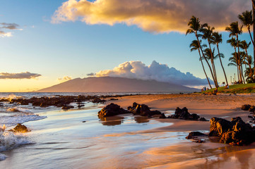 Maui Sunset - obrazy, fototapety, plakaty