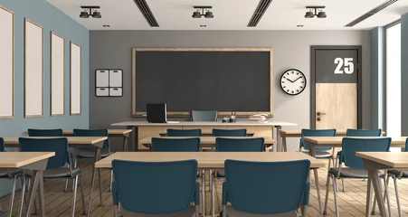 Foto op Canvas Empty modern classroom © archideaphoto