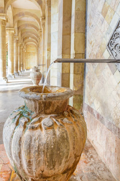 The famous sources of mineral water in Jermuk. Popular destination for medical tourism. Armenia