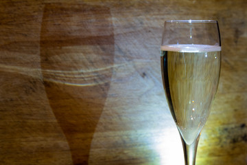 Glass of champagne