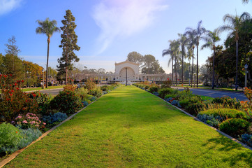 Obraz premium A view of in Balboa Park in San Diego. California, USA