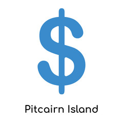 Pitcairn Island icon isolated on white background