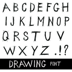 Drawing font art