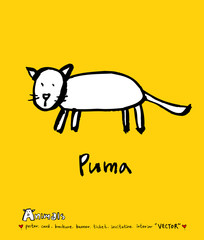 동물 일러스트 / 손으로 그린 동물 그림