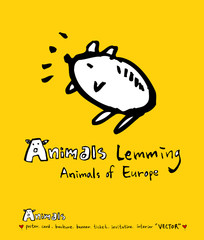 동물 일러스트 / 손으로 그린 동물 그림