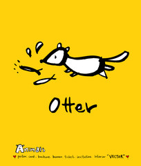 동물 일러스트 / 손으로 그린 동물 그림