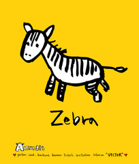 동물 일러스트 / 손으로 그린 동물 그림