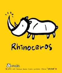 동물 일러스트 / 손으로 그린 동물 그림