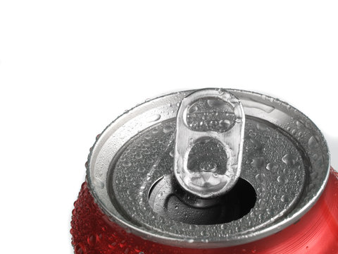 Fresh Can of Soda with Condensation