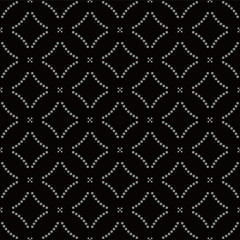 Antique seamless background Round Curve Dot Cross Line