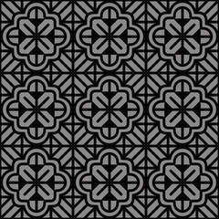 Antique seamless background Curve Cross Geometry Frame Line Flower