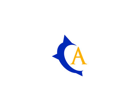 a letter compass logo