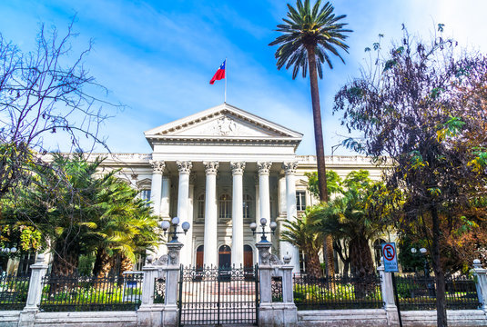 The Former National Congress Building in Santiago de Chile