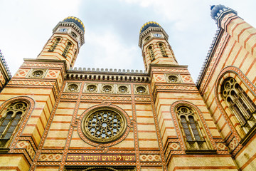 Synagogue of Budapest in Hungary