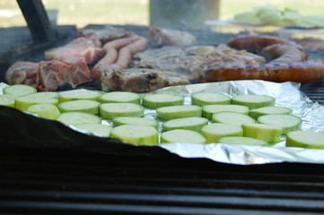 Barbecue food