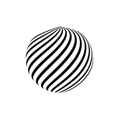 Logo design. Round shape. Vector illustration.