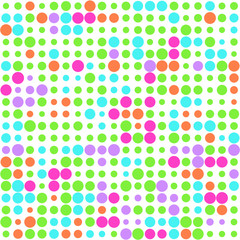 Vector Illustration. Background with colorful circles for design. Template