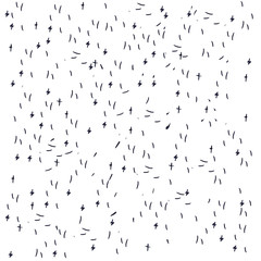 funny hand drawn confetti pattern