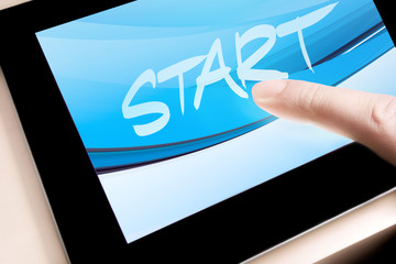 Start beginnen starten Computer