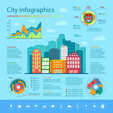 City street Infographic