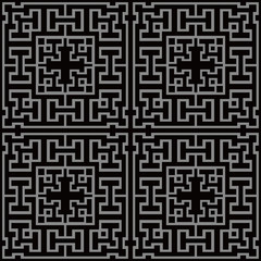 Antique seamless background Square Geometry Cross Tracer Frame