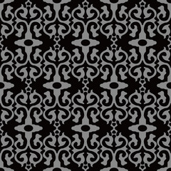 Antique seamless background Curve Cross Retro Crest Frame