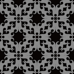 Antique seamless background Round Curve Spiral Cross Check Heart Frame