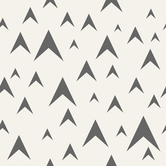 Abstract seamless pattern of arrows.