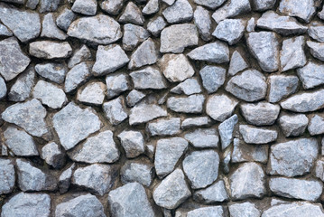 Photo of the wall made of decorative stone for the textured background