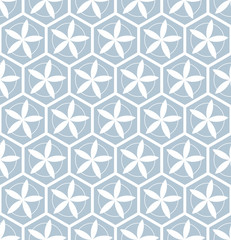 Seamless pattern for tiles in the bathroom. Drawing for home textiles. Pattern made of hexagons.