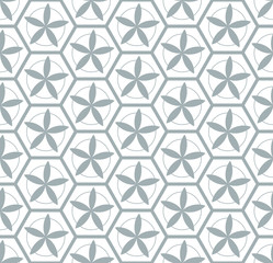 Seamless pattern for tiles in the bathroom. Drawing for home textiles. Pattern made of hexagons.