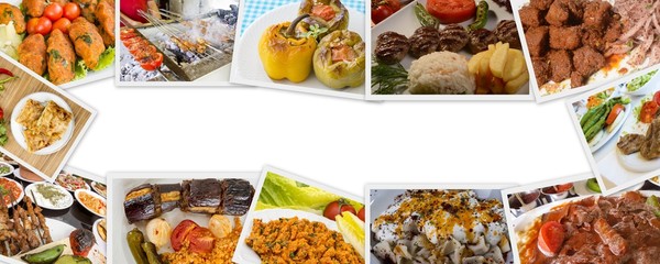 Traditional Turkish Foods collage