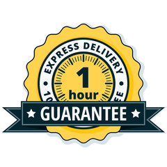 1 Hour Express Delivery illustration