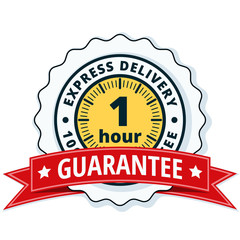 1 Hour Express Delivery illustration
