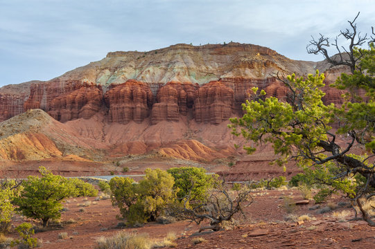 Capitol Reef National Park Viewpoint. The Panorama Viewpoint along highway 24 is a   perfect spot for both daytime photo opportunities and for night sky watching and star gazing.