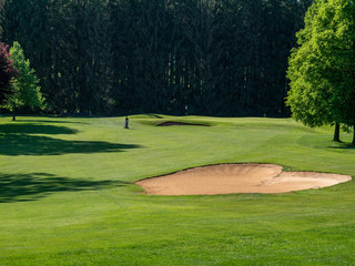 Obraz premium golf course with bunker